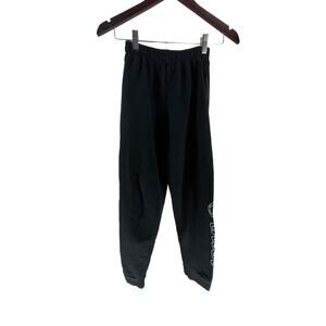 Jerzees Girls Black Cheer Graphic Jogger Sweatpants Youth Size Large